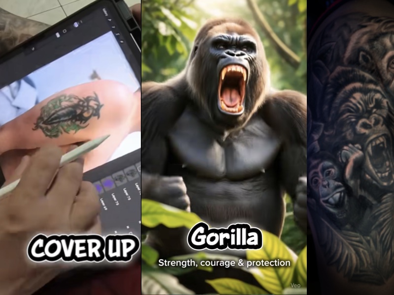 Tribal Cover-up ft. Three Monkeys